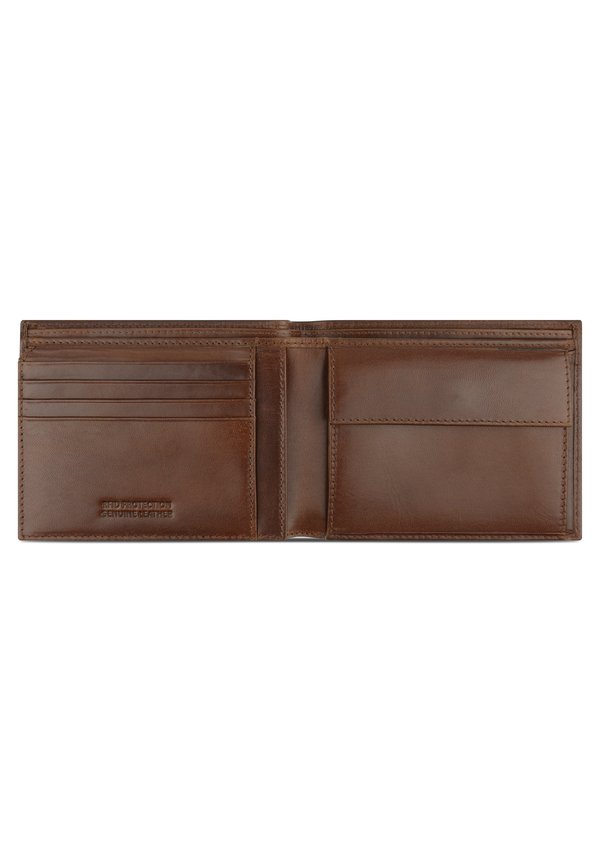 NOBILE MIT KLAPPE QUERFORMAT - Wallet - cognac4