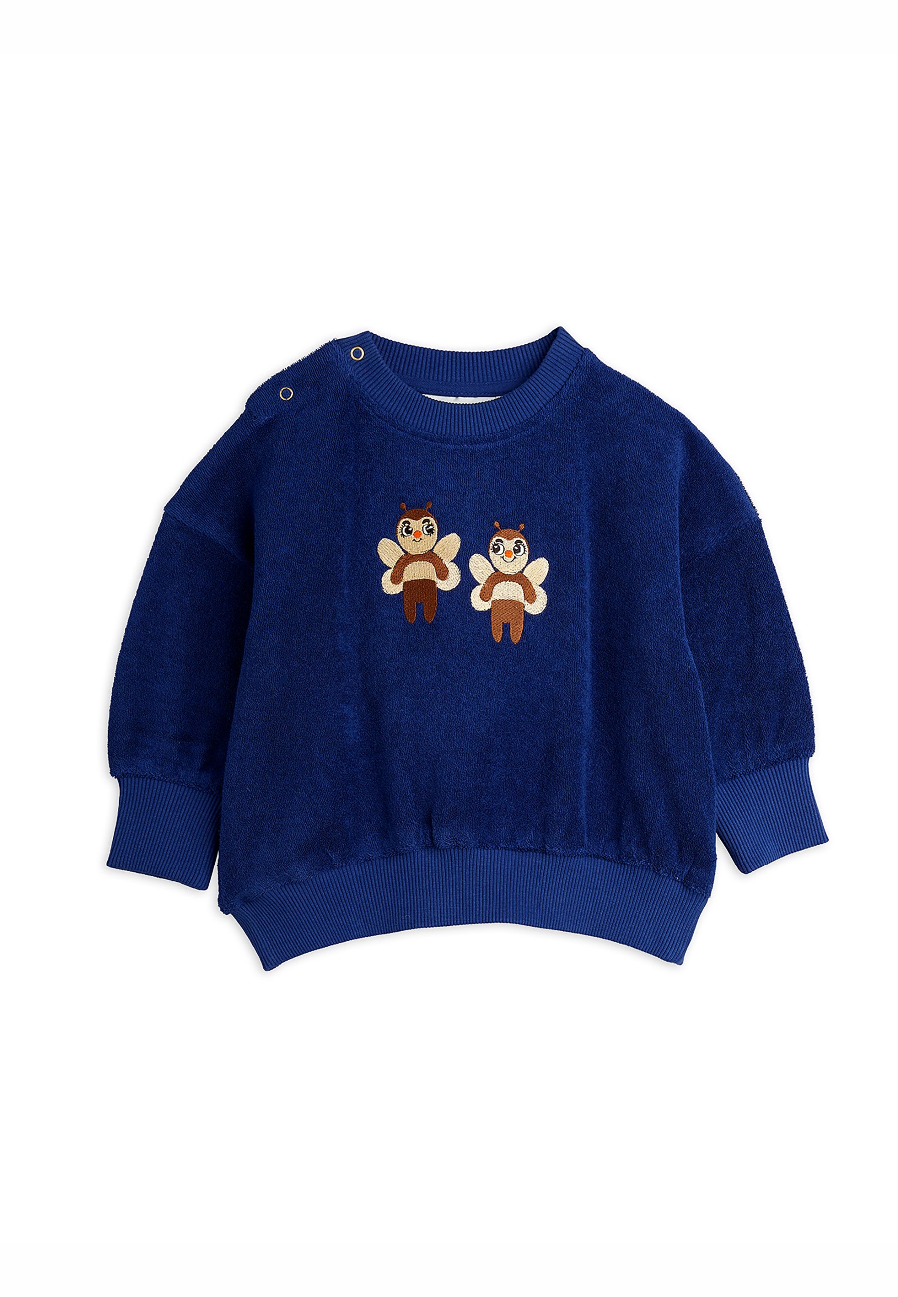Mini Rodini BABY BEES UNISEX Sweater blue/blauw