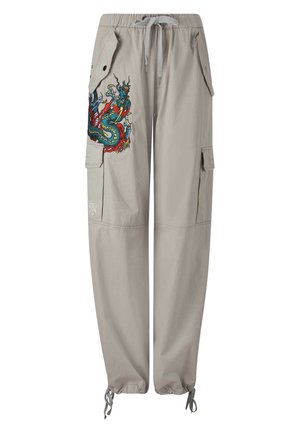 Ed Hardy TWISTED DRAGON  - Pantalones cargo - grey