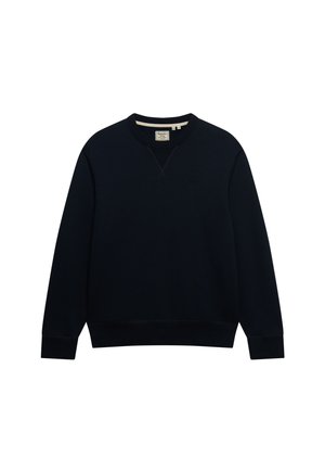 Superdry & Co, SUPERDRY ESSENTIAL STACKED LOGO CREW SWEATSHIRT.. - Sweatshirt - dark navy