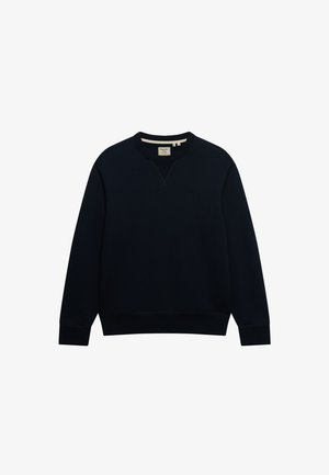 Superdry & Co, SUPERDRY ESSENTIAL STACKED LOGO CREW SWEATSHIRT.. - Sweatshirt - dark navy