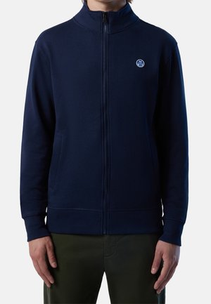 Felpa con zip - blue