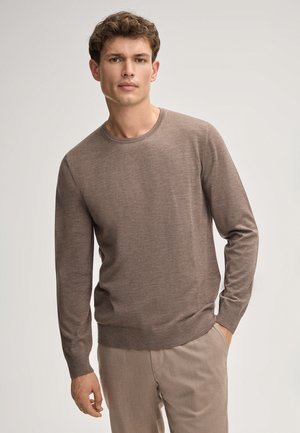 DENNY - Strickpullover - braun