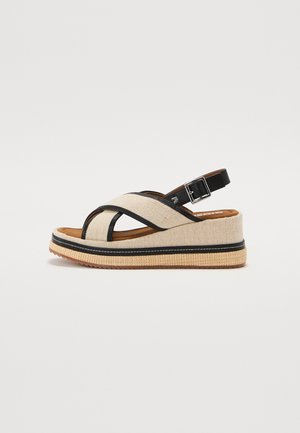 BELLINGHAM - Wedge sandals - black