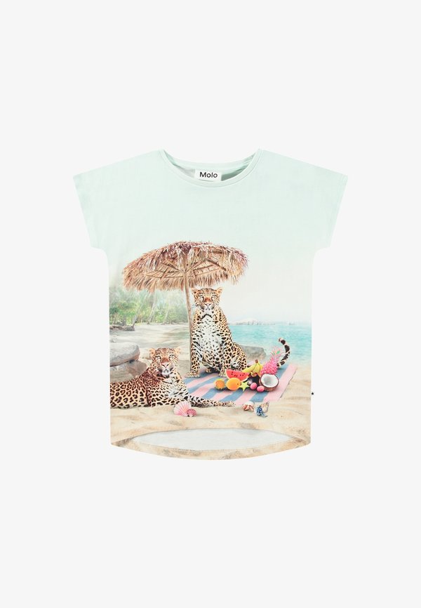 RAGNHILDE SHORT SLEEVES - Print T-shirt - on the beach