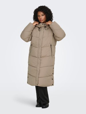 ONLY Carmakoma Vinterkåpe / -frakk - silver mink