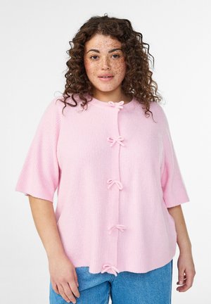 KURZÄRMELIG MIT SCHLEIFEN - Strickjacke - fairy tale mel