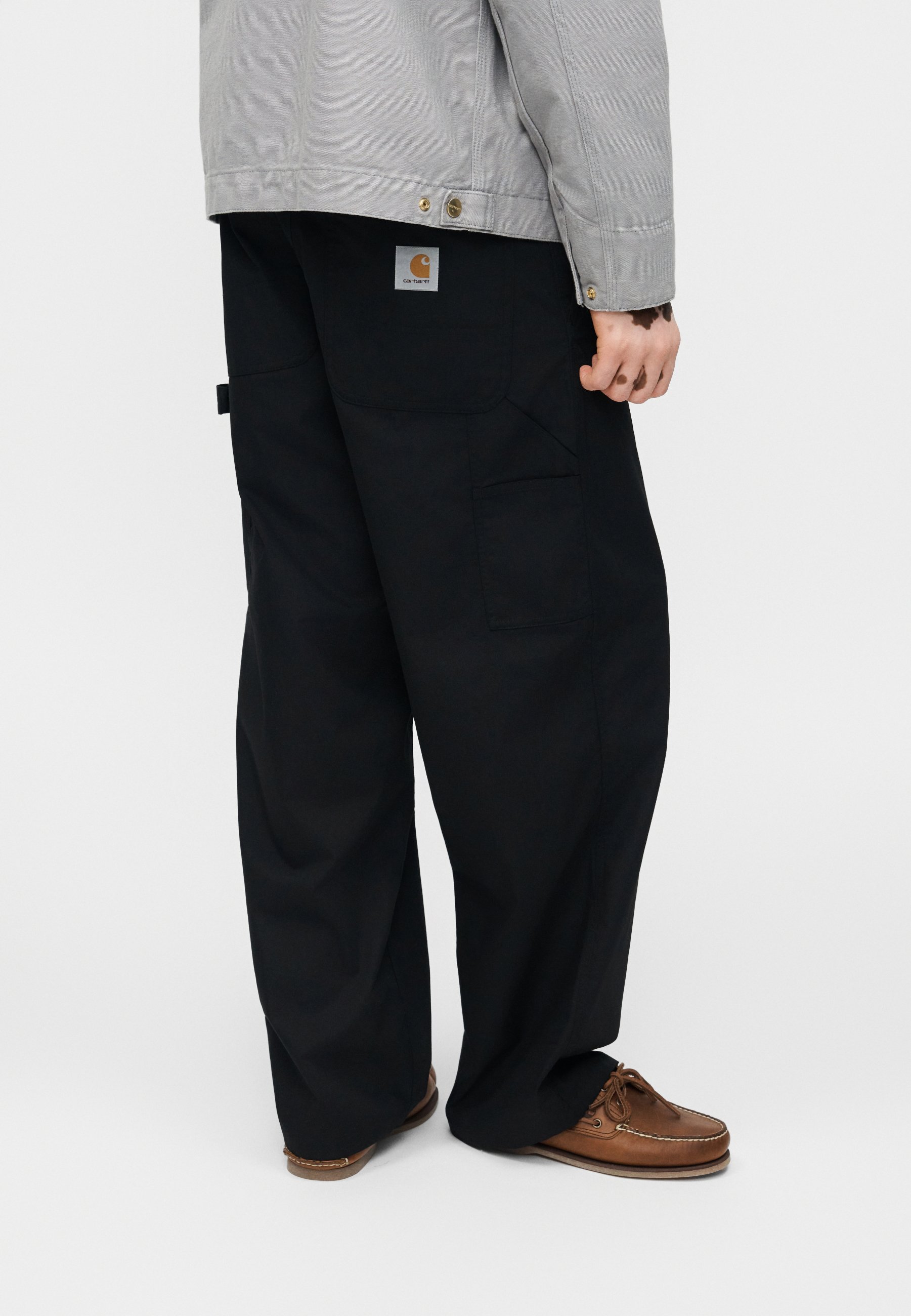 Carhartt WIP POSTAL SINGLE KNEE PANT - Trousers - black - Zalando.ie