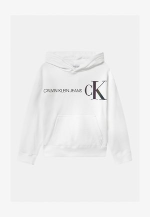 REFLECTIVE LOGO HOODIE - Kapuzenpullover - white