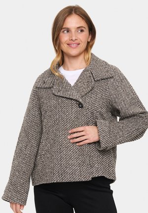 Saint Tropez FAWN - Lehk bunda - mist grey melange