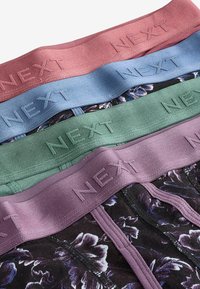 Next SIGNATURE A-FRONTS FOUR PACK - Gaćice - black  purple green floral