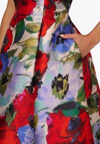Adrianna Papell FLORAL MIKADO - Freizeitkleid - ivory red multi