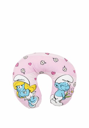 DIE SCHLÜMPFE - REISE BEQUEMES AUTO FLUGZEUG - Nursing pillow - rosa