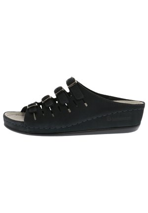Berkemann Pantolette flach - dunkelblau