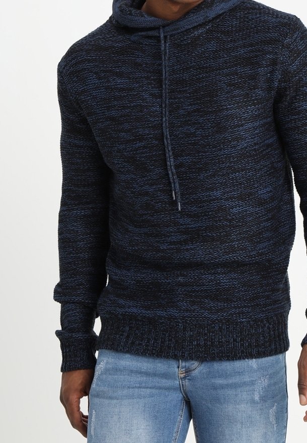 Brave Soul Stickad tröja - dark blue