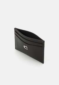 COACH REFINED ESSENTIAL CARD CASE - Portefeuille - black