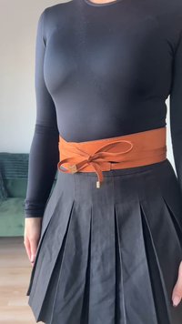 Anna Field Lannevyö - cognac