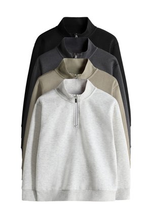 THE SET 4 PACK - Sportinis megztinis - black/grey/green