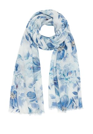 Caspar Schal - jeans blau