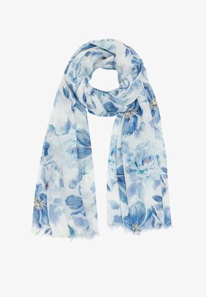 Caspar Schal - jeans blau