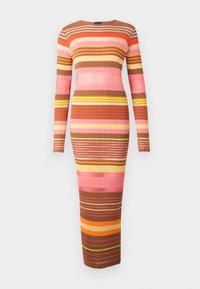 SASSOLUNGO ABITO RAINBOW - Robe longue - pink/brown/yellow