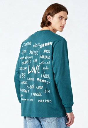 UNIVERSAL LOVE HEAVYWEIGHT TEE 26 - Maglietta a manica lunga - dark green