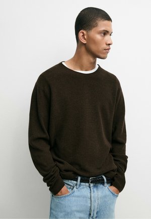 Massimo Dutti, Striktrøje - dark brown