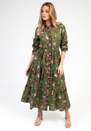AN'GE OLINDO - Robe longue - circa olive