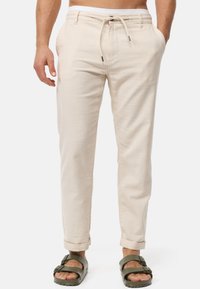 INDICODE JEANS INCLIO - Trousers - ecru mix