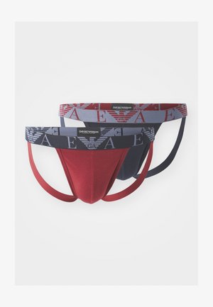 Emporio Armani JOCKSTRAP 2 PACK - Slip - blue/rhubarb