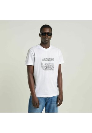 Camiseta estampada - bianco