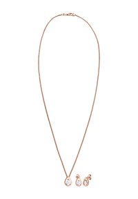 SET TROPFEN ZIRKONIA KLASSIK  - Ohrringe - rose gold-coloured