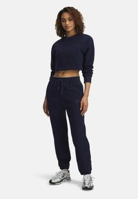 Under Armour ICON TERRY VARSITY - Trainingsbroek - midnight navy