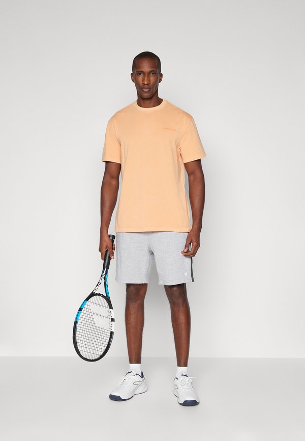 OVERSIZED WASHED  - Print T-shirt - papaya4