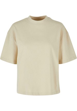 Urban Classics HEAVY SLIT - T-Shirt basic - sand