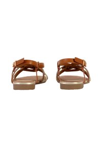 Divine Factory SANDALES PLATES À BRIDE  - Sandalen - camel or