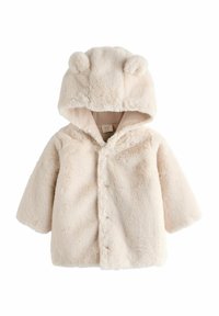 Next HOODED - REGULAR FIT - Talvemantel - ecru white