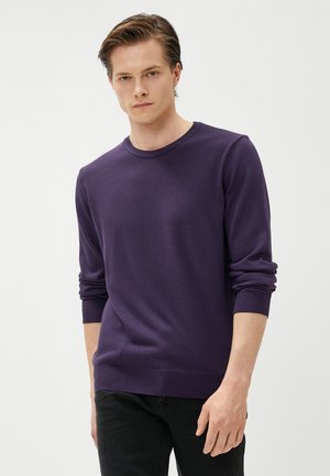 CREW NECK LONG SLEEVE. - Jersey de punto - purple