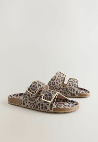 Next REGULAR FIT -BUCKLE - Šľapky - animal