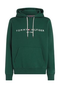 LOGO HOODY - Kapuutsiga pusa - ornamental green