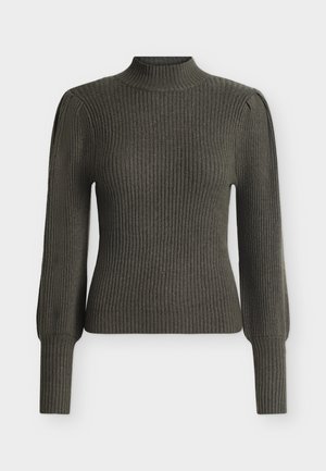 ONLY, ONLKATIA L/S HIGHNECK PULL KNT NOOS - Strickpullover - kambaba melange