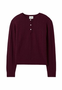 Jersey de punto - bordeaux