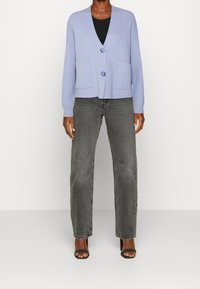 someday. Cardigan - light blue