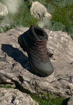 MORAINE POLAR GTX - Winter boots - dark anthracite/coral