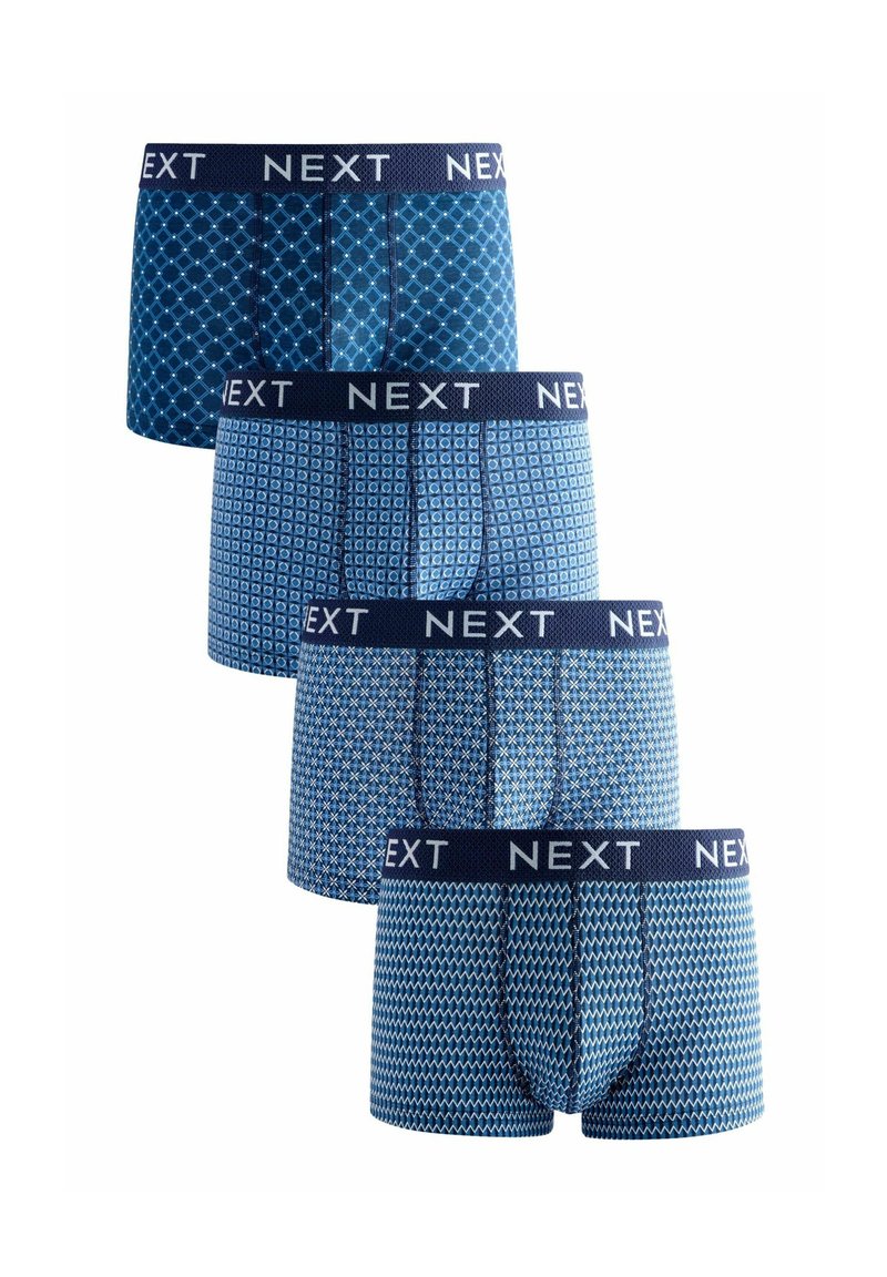 Next PATTERN FOUR PACK - Boxer alsónadrág - blue geo print