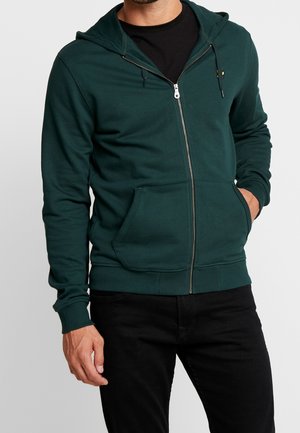 Felpa con zip - evergreen