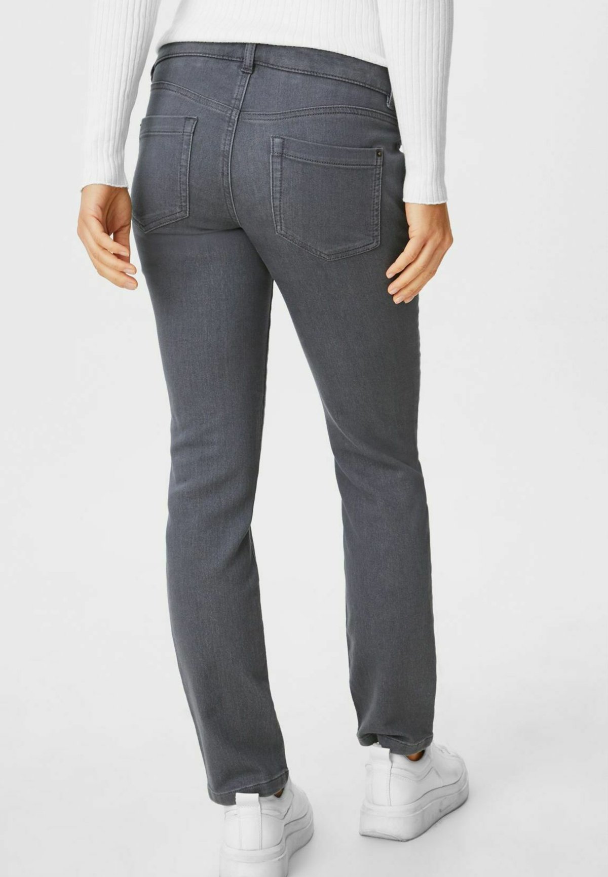 C\u0026A Jeans slim fit - denim gray/grigio - Zalando