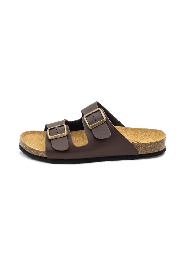 OLIMPO - Pantolette flach - marron