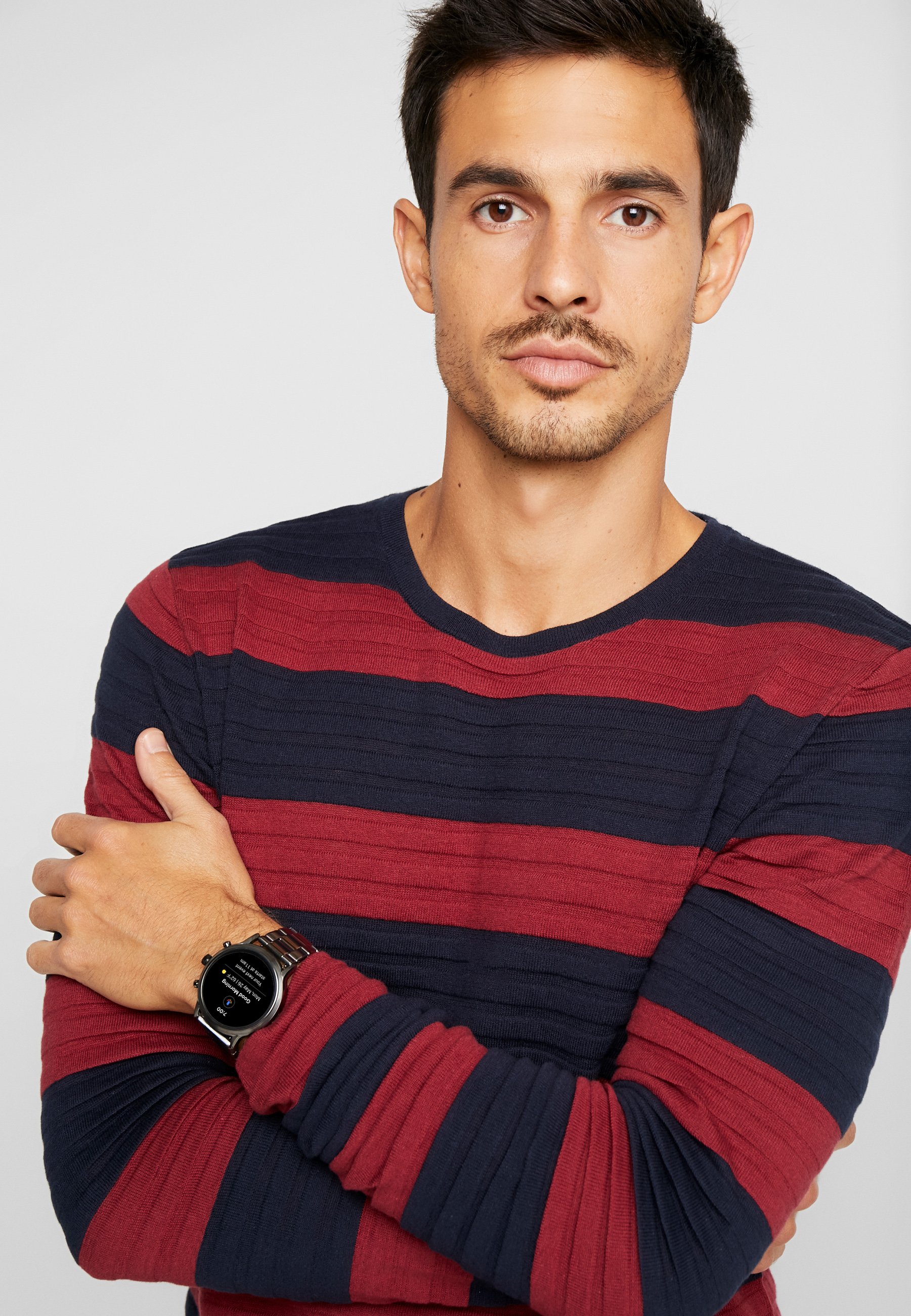 Fossil Smartwatches THE CARLYLE SMARTWATCH - Montres connectées -  smoke/gris - ZALANDO.BE