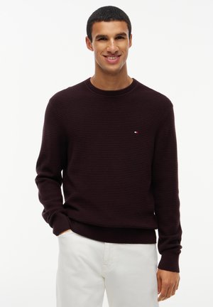 Tommy Hilfiger, TOMMY HILFIGER STRICKPULLOVER - Trui - schoko